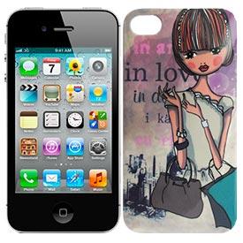 Carcasa iPhone 4/4s Fashion Girl