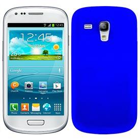 Carcasa Samsung i8190 Galaxy S III Mini Liso Azul