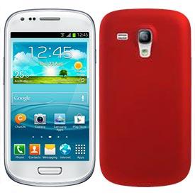 Carcasa Samsung i8190 Galaxy S III Mini Liso Rojo
