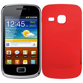 Carcasa Samsung S6500 Galaxy Mini 2 Liso Rojo