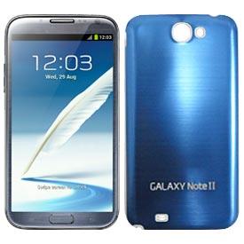 Tapa Trasera Samsung Galaxy Note 2 Aluminio Azul