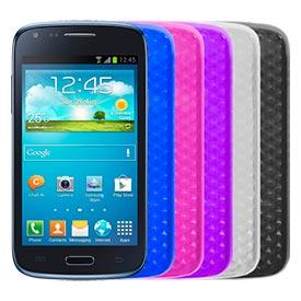 Funda Silicona Samsung i8260 Galaxy Core Azul