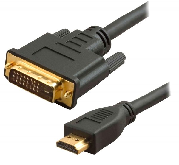 Cable HDMI Macho a DVI Macho 0.3 Mts