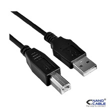Cable Impresora USB 2.0 5M Negro