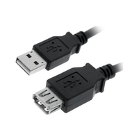 Cable Alargador Macho a Hembra USB 2.0 1Mts
