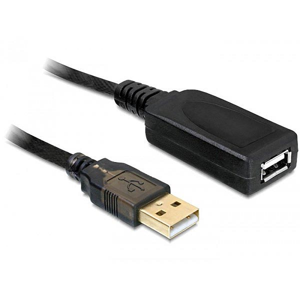 Cable Alargador Macho a Hembra USB 2.0 con chipset 10 Mts