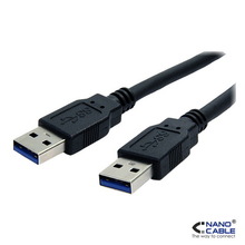 Cable Usb 3.0. Macho Tipo A/M a Usb 3.0. Tipo A/M 1 Metro