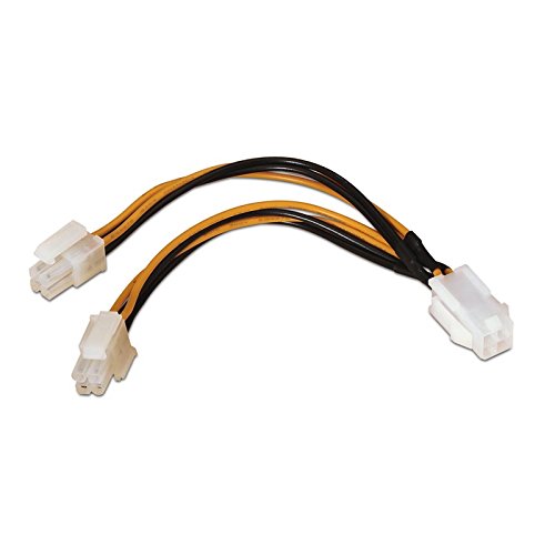 Cable de alimentación para microporcesador 4pin/H-4+4pin/M,