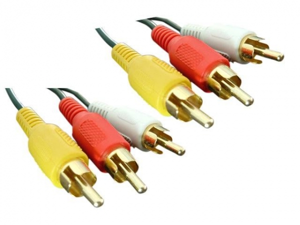 Cable 3 RCA Macho a 3 RCA Macho 1,5 Mts