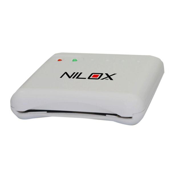 Lector de Tarjetas y DNI por Usb Blanco NILOX