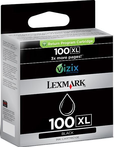Lexmark Nº100BK XL Negro Cartucho Original