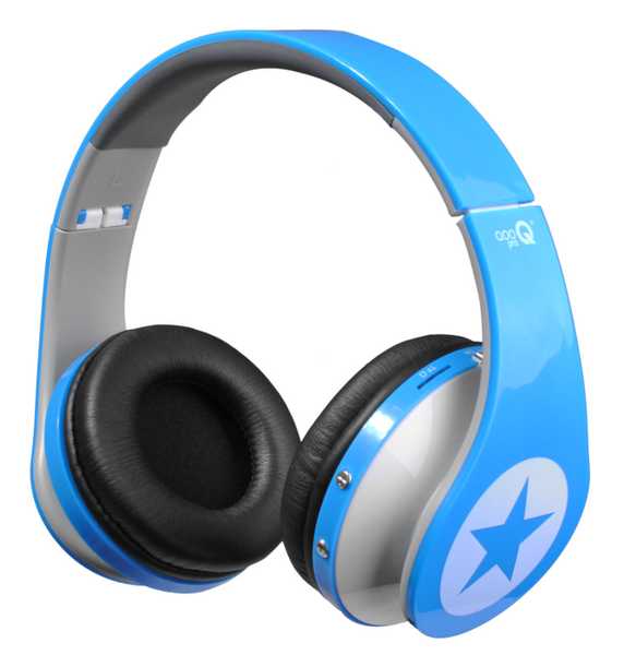 QooPro Auriculares Star Multimedia MicroSD/FM Azul