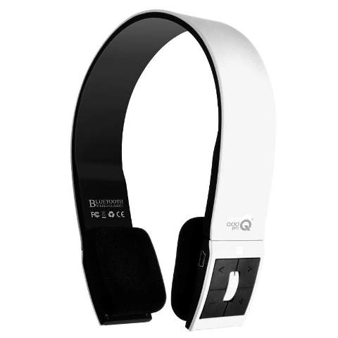 QooPro Auriculares Bluetooth Stereo Headset Blanco/Negro