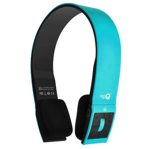 QooPro Auriculares Bluetooth Stereo Headset Azul/Negro