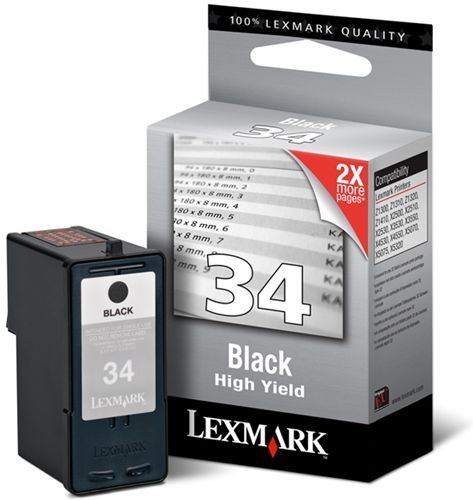 Lexmark Nº34 Negro XL Cartucho Original