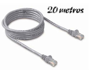 Cable Ethernet 20 Mts. Categoria 6