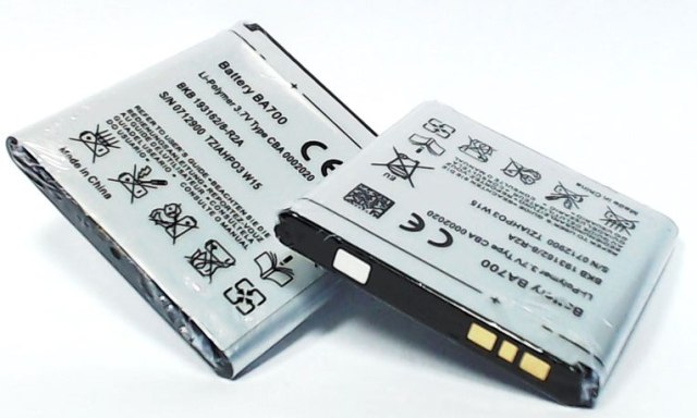 Sony Ericsson BA700 Xperia 1300mAh Li-Ion Bateria Compatible