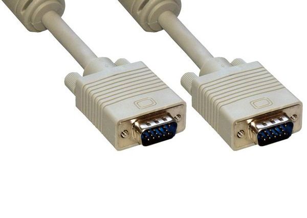 Cable VGA Macho a VGA Macho con Ferrita 5 Mts Moldeado
