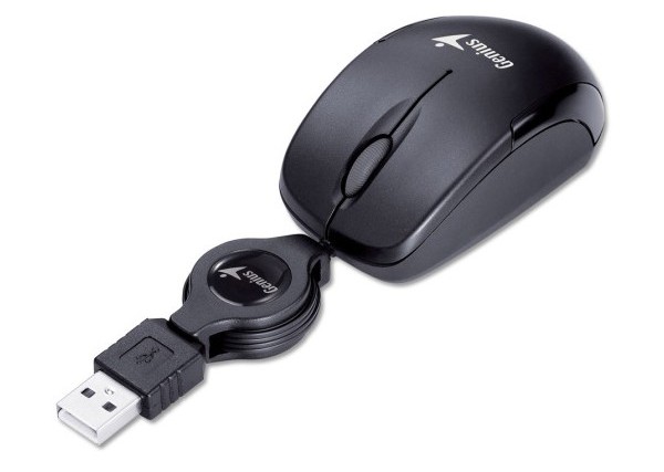 Genius Raton Micro Traveler Negro USB