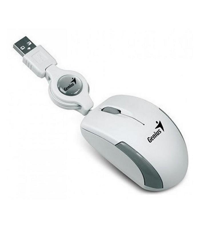 Genius Raton Micro Traveler Blanco USB