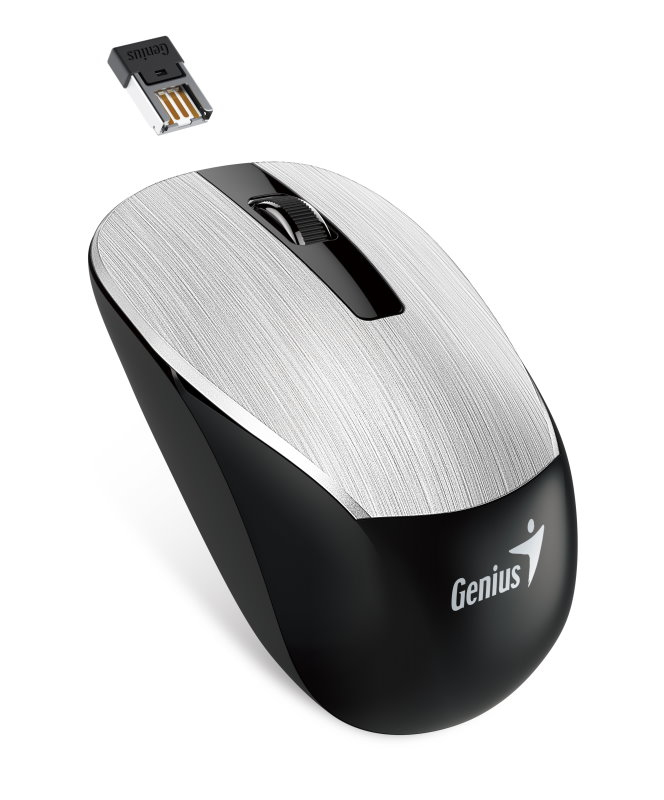 Genius Raton Inalambrico NX-7015 Negro/Plata