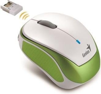 Genius Micro Traveler 9000R V3 Inalambrico Verde/Blanco