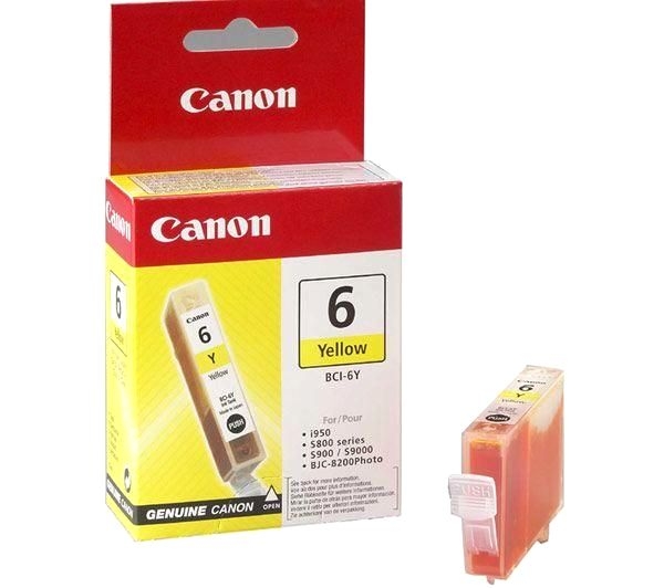 Canon BCI-6Y Amarillo Cartucho Original