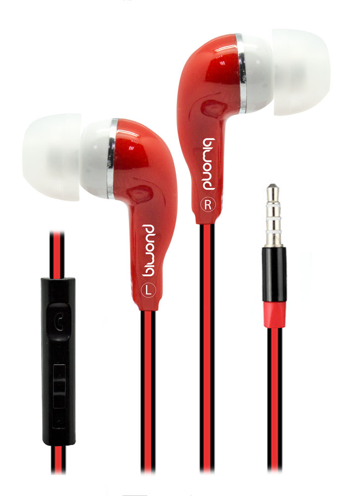 Auriculares + Micro Mixsou Rojos