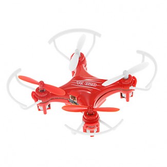 Dron Mini Cuadricóptero YD-828 4 Canales Rojo