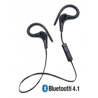 Auricular+Microfono Sports con Bluetooth Negros