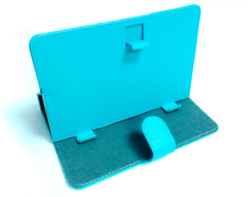 Funda Universal Tablet 9,7" Azul Celeste Con Soporte