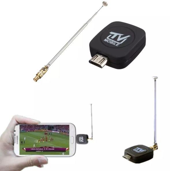 Sintonizador TDT Para Android Con MicroUsb y Antena.