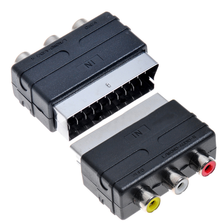 Adaptador Euroconector SCART/RCA