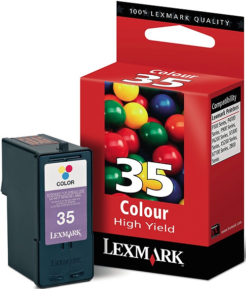 Lexmark Nº35 XL Color Cartucho Original
