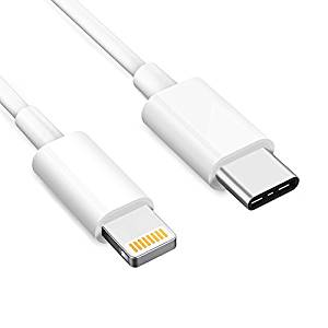 Cable Resistente USB 3.1 Tipo C a lightning 1m