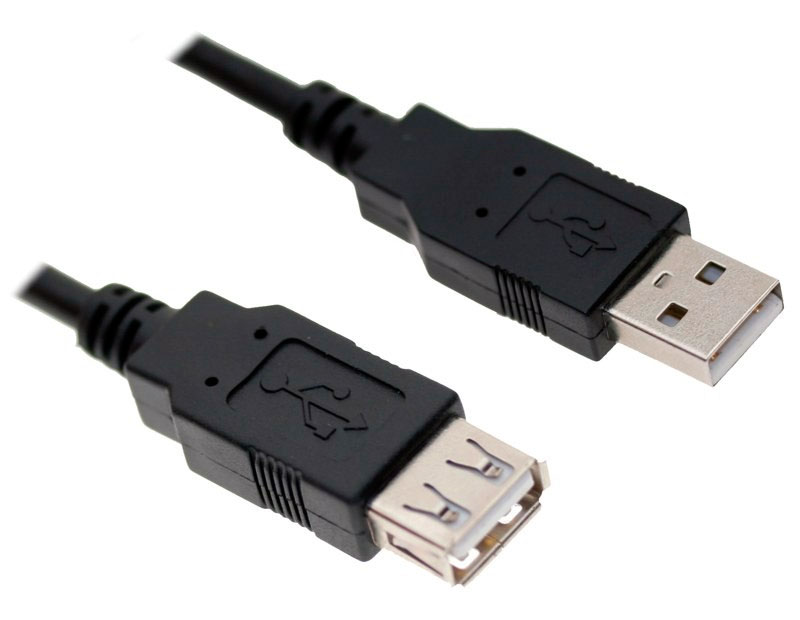 Cable Alargador USB Macho/Hembra USB 2.0 5 Mts