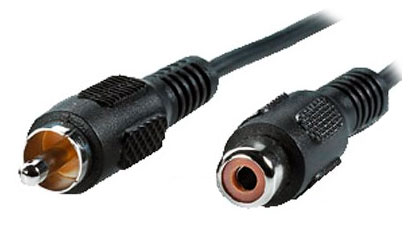 Cable Alargador RCA Macho-Hembra 3m