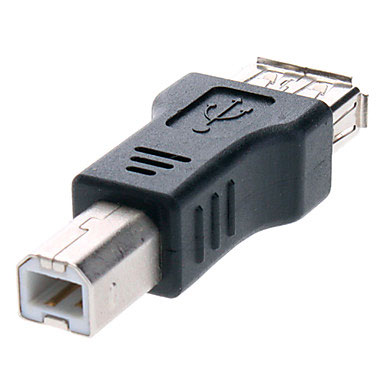 Adaptador Conector Macho Impresora a Hembra USB