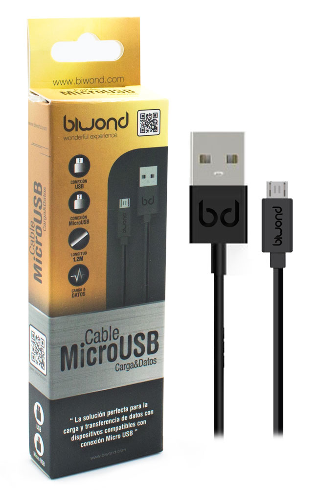 Cable USB a Micro USB 1.2M Serie Gold
