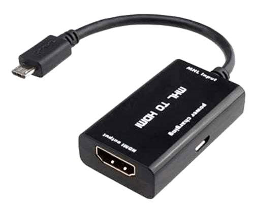 Adaptador MHL (5 pines) a HDMI + Micro USB