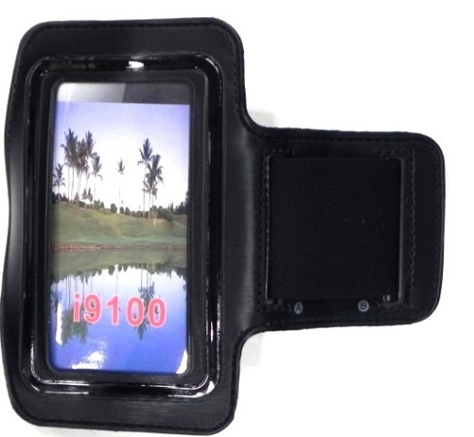 Brazalete Deportivo de Neopreno para Movil Negro Tamaño XL