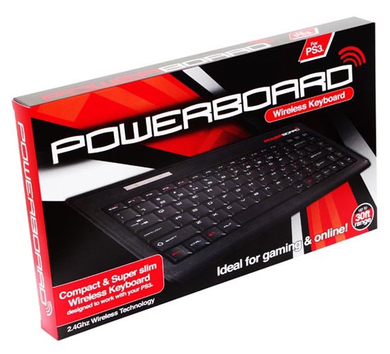 Teclado Powerboard Teclado Wireless PS3