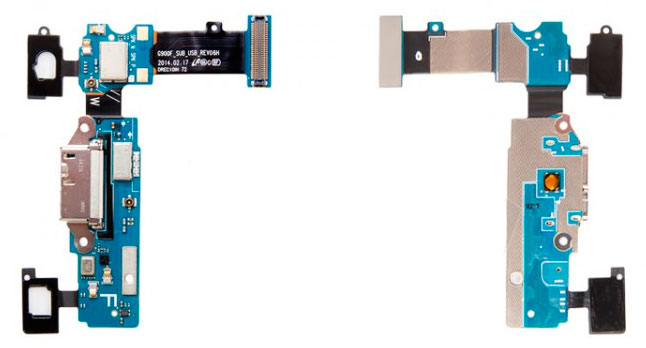 Cambio Flex Conector carga + Microfono S.Galaxy S5