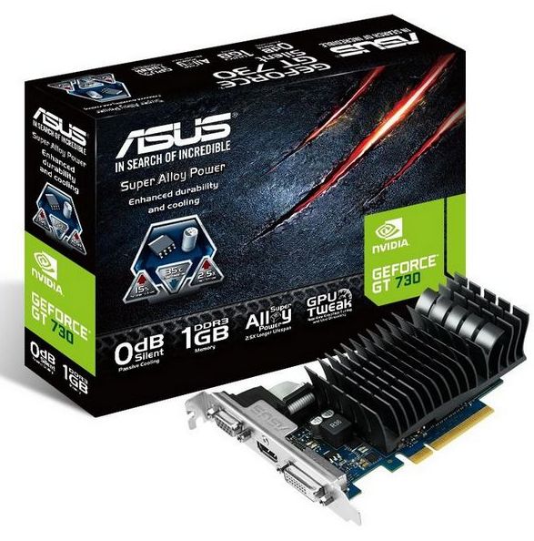 Asus GeForce GT730 Silent 1GB GDDR3
