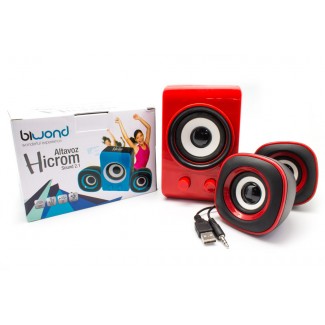 Altavoz Hicrom 2.1 Rojo