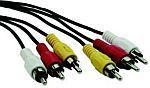 Cable Multimedia 3 RCA a 3 RCA 5 M