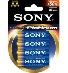 Sony Pack 4 Pilas AA Alkalinas
