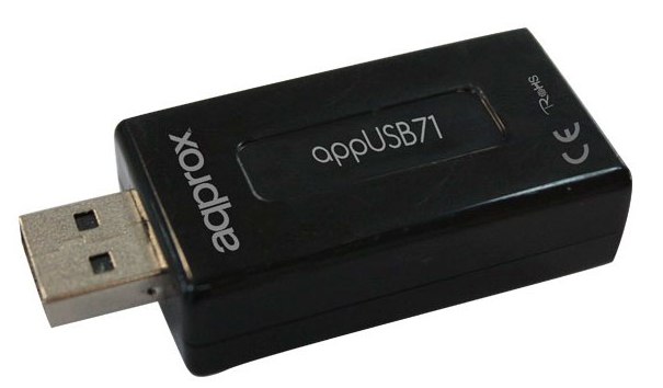 Approx Tarjeta de Sonido Externa USB 7.1