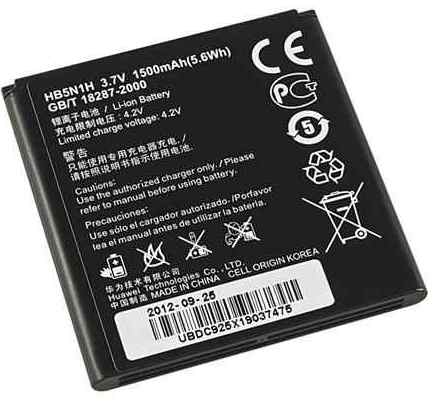 Huawei HB5N1H 3.7V 1500 mAh Batería Compatible