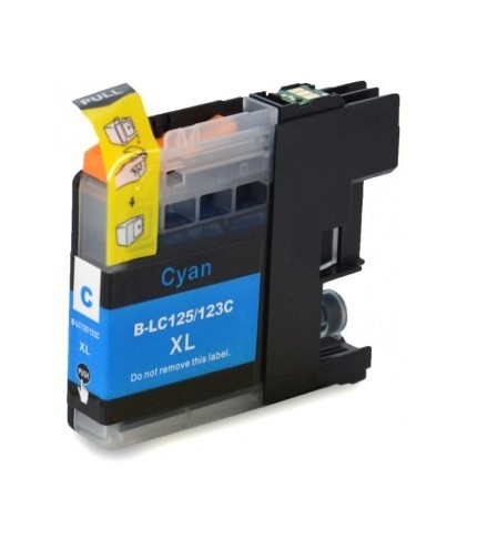 Brother LC121/123/125 Cyan Cartucho Compatible Chip Nuevo